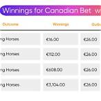 canadian horse bet